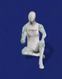 sitting gesticulates